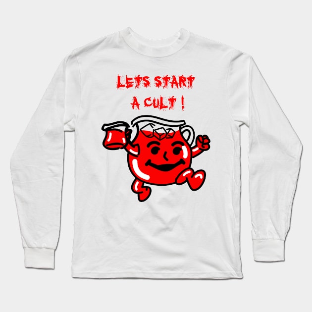 Lets start a cult - Retro Long Sleeve T-Shirt by Veljam